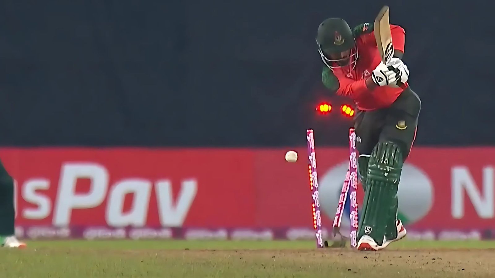 Bangladesh Collapse to 25/5 in Powerplay During 3rd T20I Chase